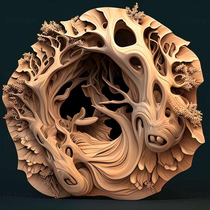 3D model Phylloporia (STL)